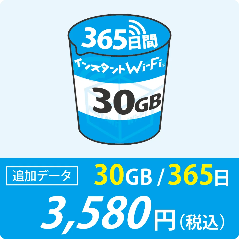 追加データ30GB/365日