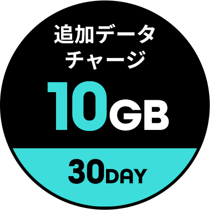 追加データ10GB/30day 商品画像