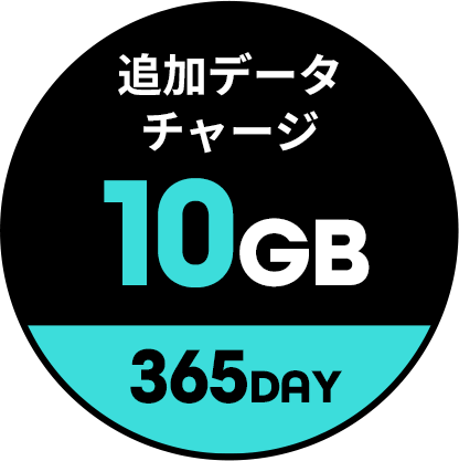 追加データ10GB/365day 商品画像