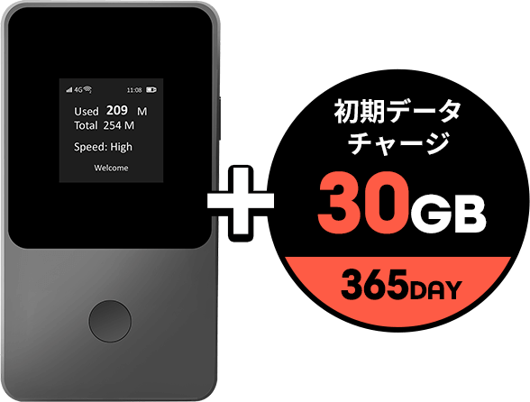 モバイルWi-Fiセット30GB/365day 商品画像