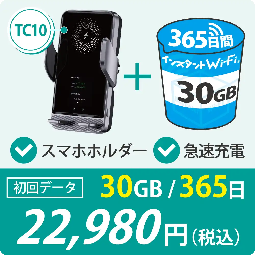 TC10 初回データ30GB/365日