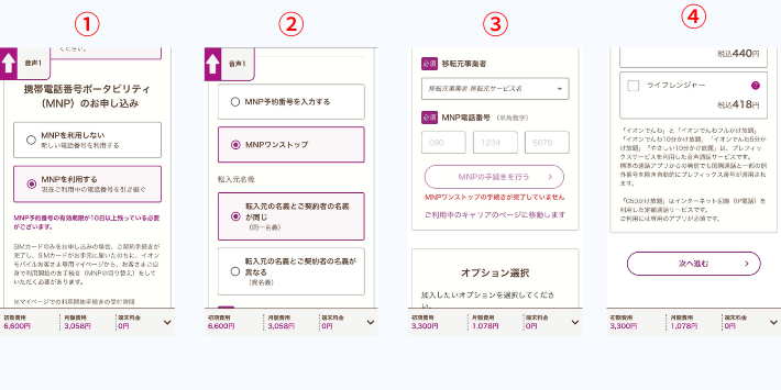 MNPの手続きをする