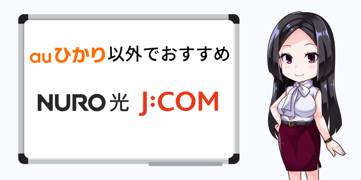 auひかりを契約できない人におすすめ
