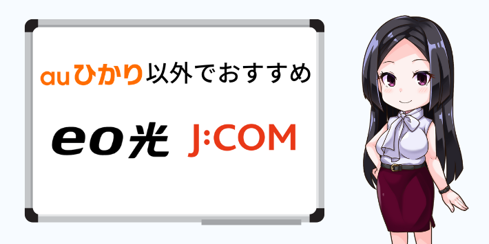 auひかりを契約できない人におすすめ