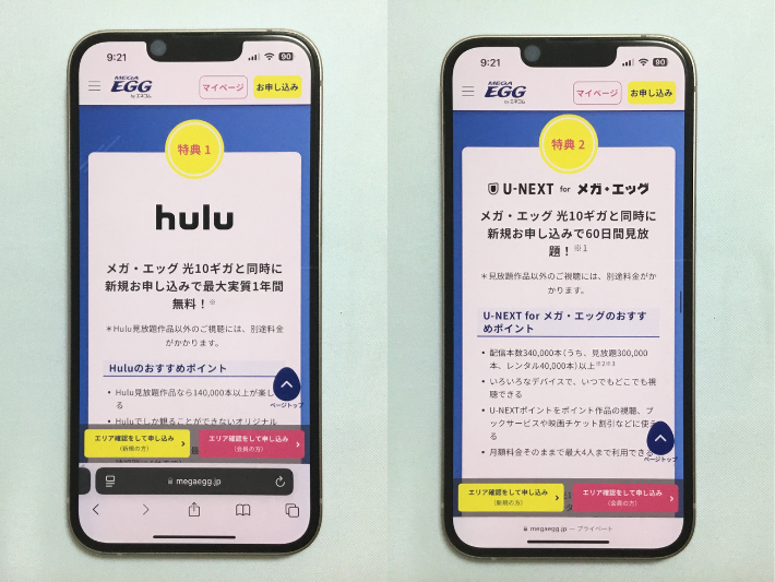 HuluやU-NEXTがお得になる