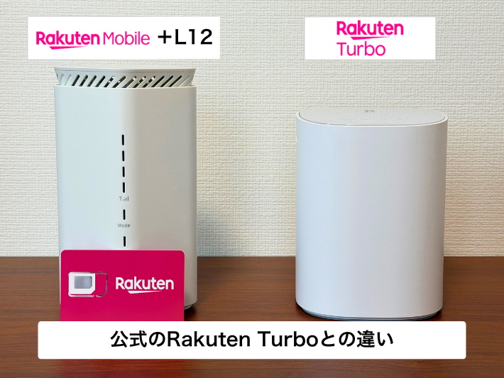 公式のRakuten Turboとの違い