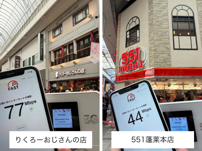 りくろーおじさんの店・551蓬莱の検証結果