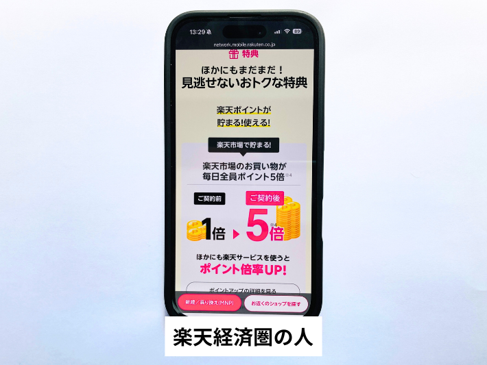 楽天経済圏の人