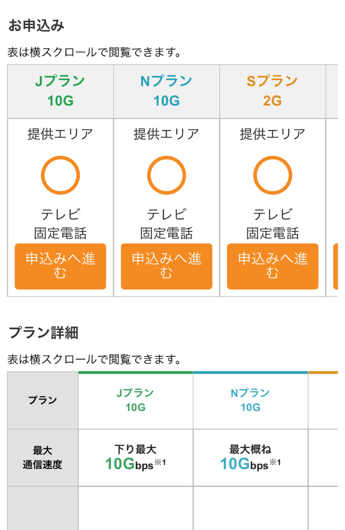 プランを選ぶ