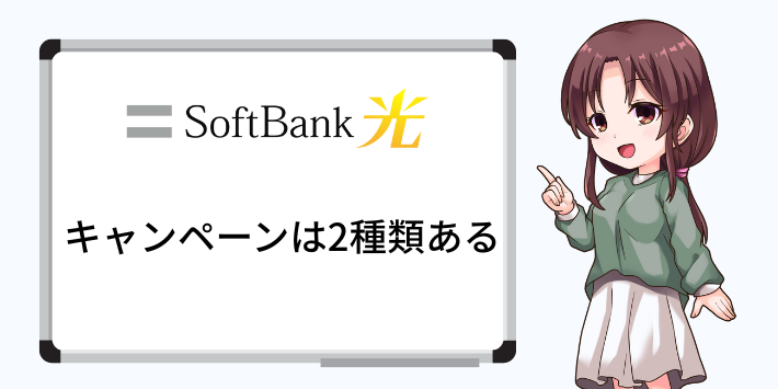ソフトバンク光のキャンペーンは公式以外に代理店独自のキャンペーンもある