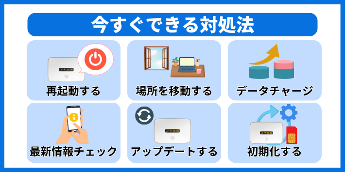 今すぐできる「インターネット接続なし」の対処法